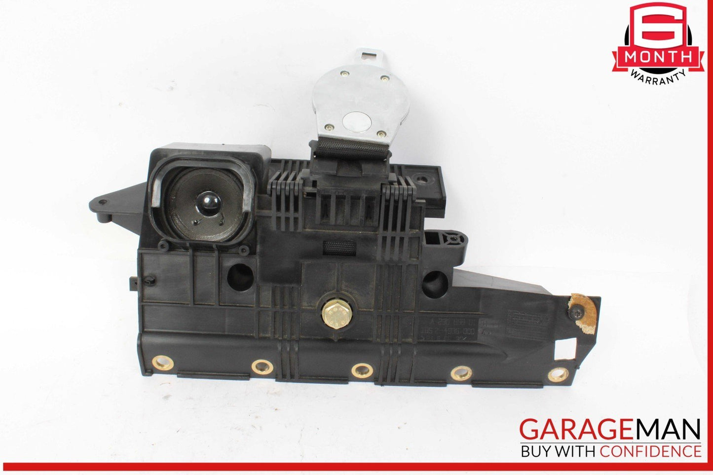 03-08 Mercedes R230 SL500 Rear Left Seat Belt Retractor Luggage w/ Speaker OEM
