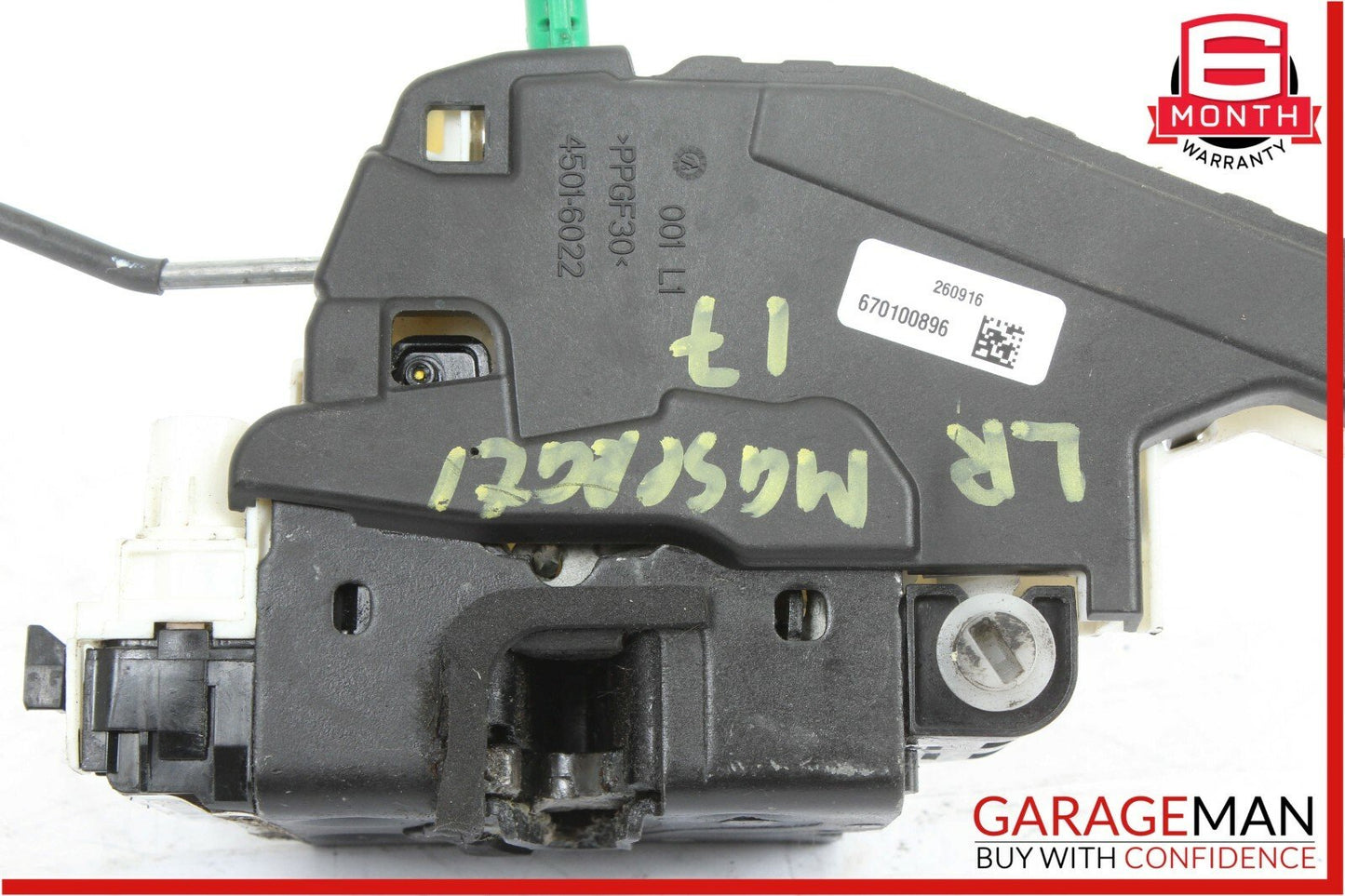 14-17 Maserati Ghibli Rear Left Side Door Lock Latch Actuator Mechanism OEM