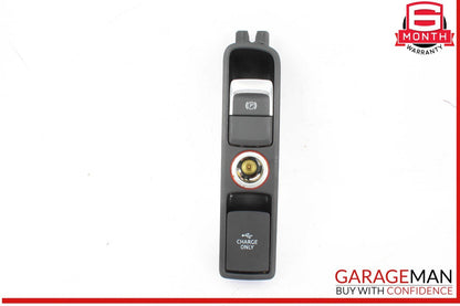 15-18 Audi Q3 Center Console Bezel Cover Trim w/ Power Outlet 8U1863349D OEM