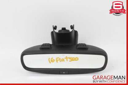 12-17 Fiat 500E Front Windshield Upper Interior Rear View Mirror 55112981AB OEM