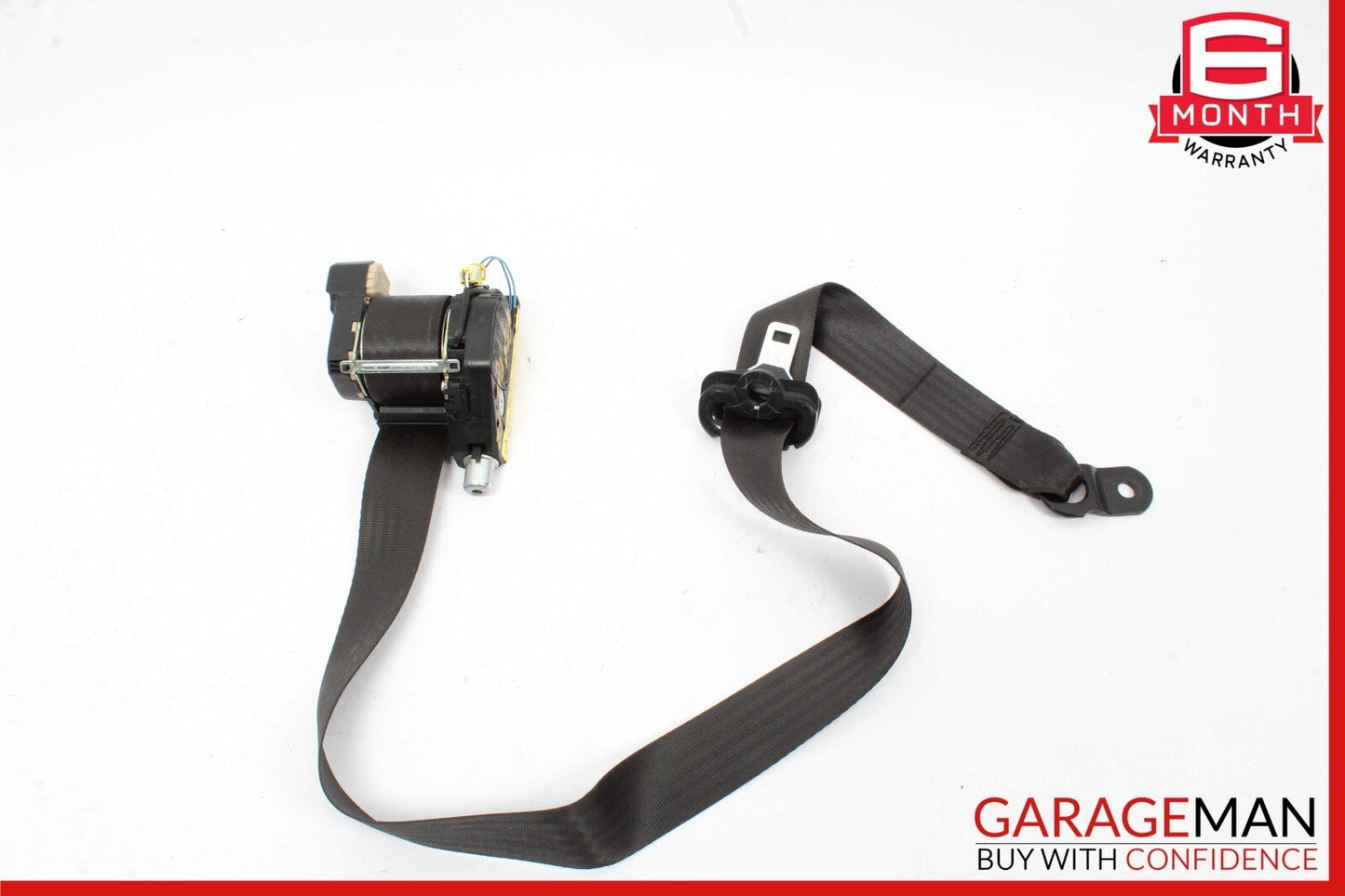 03-08 Maserati Quattroporte M139 Front Right Side Seat Belt Black OEM
