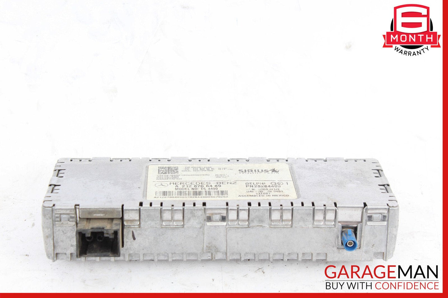 10-17 Mercedes W212 E63 Sirius Satellite Radio Receiver 2128706489 OEM