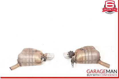 13-17 Audi Q5 Right & Left Side Exhaust Muffler Tail Pipe Set of 2 Pc OEM