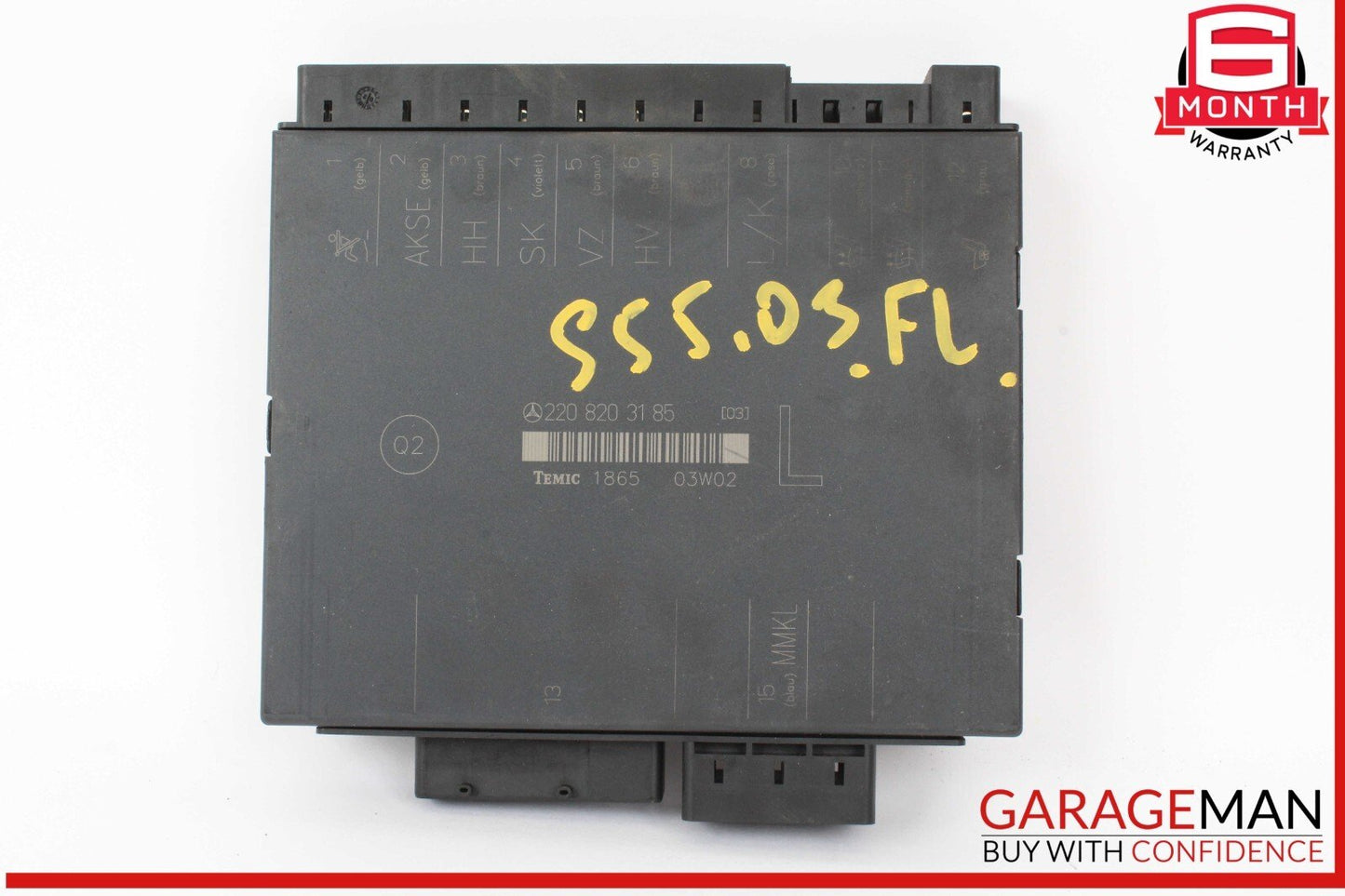 03-06 Mercedes W220 S55 AMG Front Left Side Seat Control Module Unit OEM