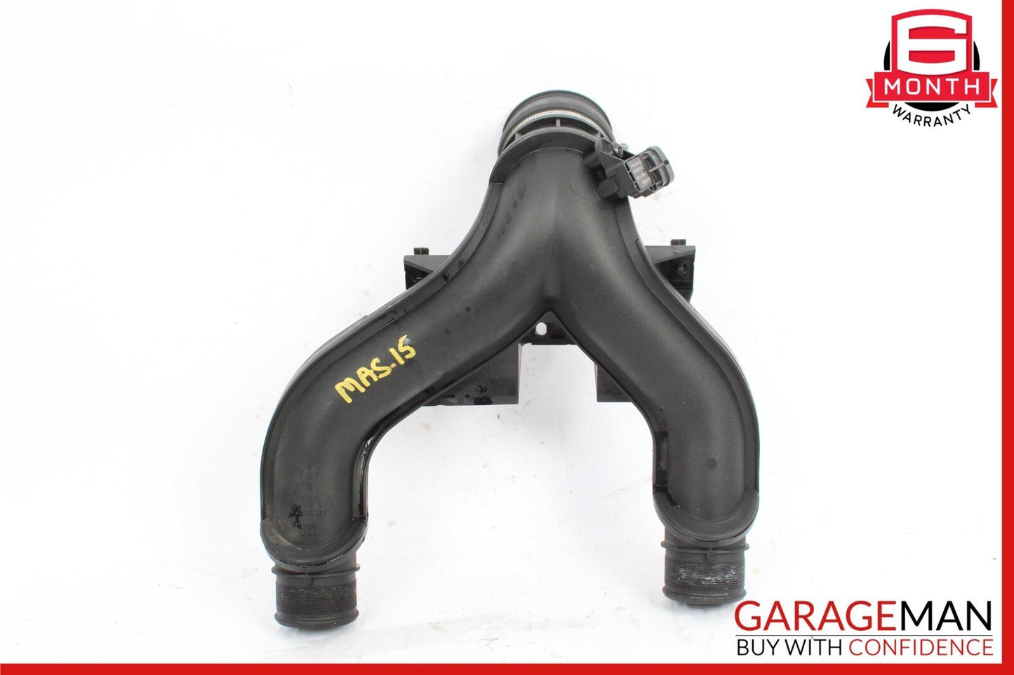 14-17 Maserati Ghibli M157 Turbo Air Inlet Intake Duct Tube Hose w/ Sensor Assy
