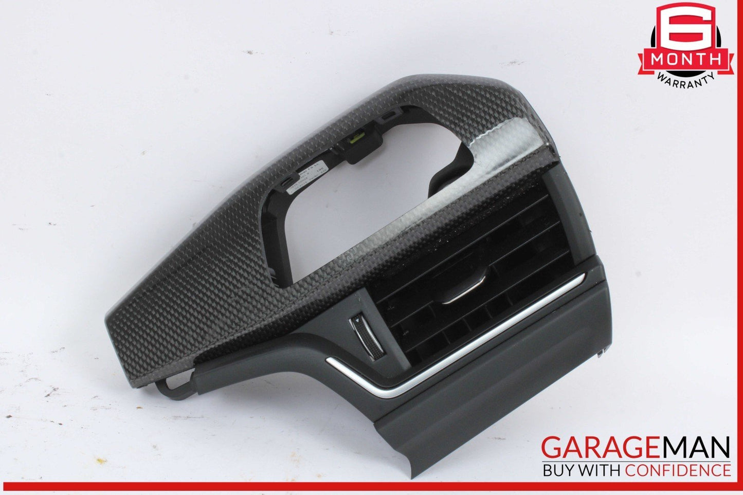 18-24 Audi S5 A4 A5 Front Left Side Dash Air Vent Grille Carbon Fiber OEM