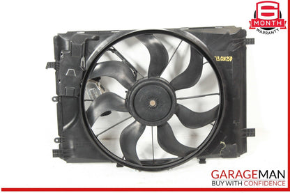 12-20 Mercedes W117 CLA250 SLK250 Engine Radiator Cooling Fan Motor Shroud Assy