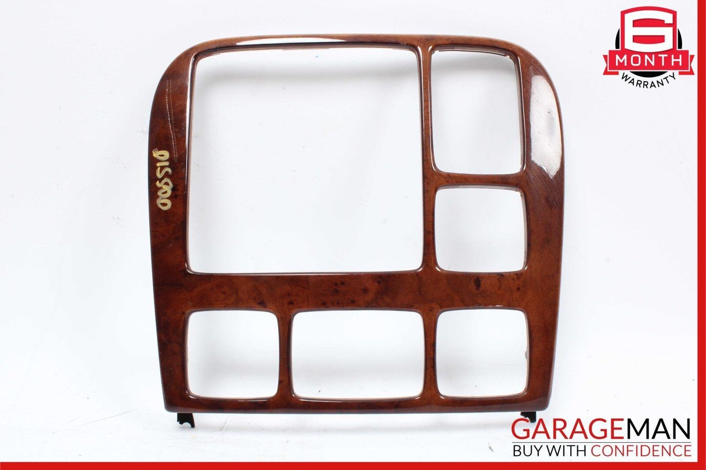 00-02 Mercedes W220 S500 S600 Radio Dash Wood Trim Bezel Panel Cover Wood OEM