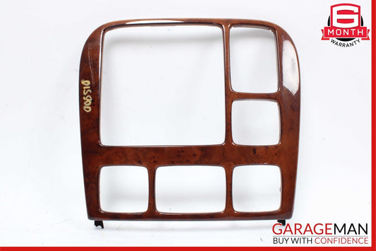 00-02 Mercedes W220 S500 S600 Radio Dash Wood Trim Bezel Panel Cover Wood OEM