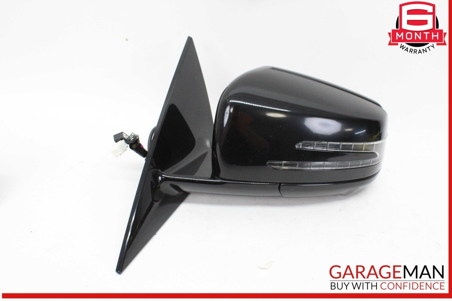 14-16 Mercedes W207 E400 Front Left Door Rear View Mirror w/ Blind Spot & Camera