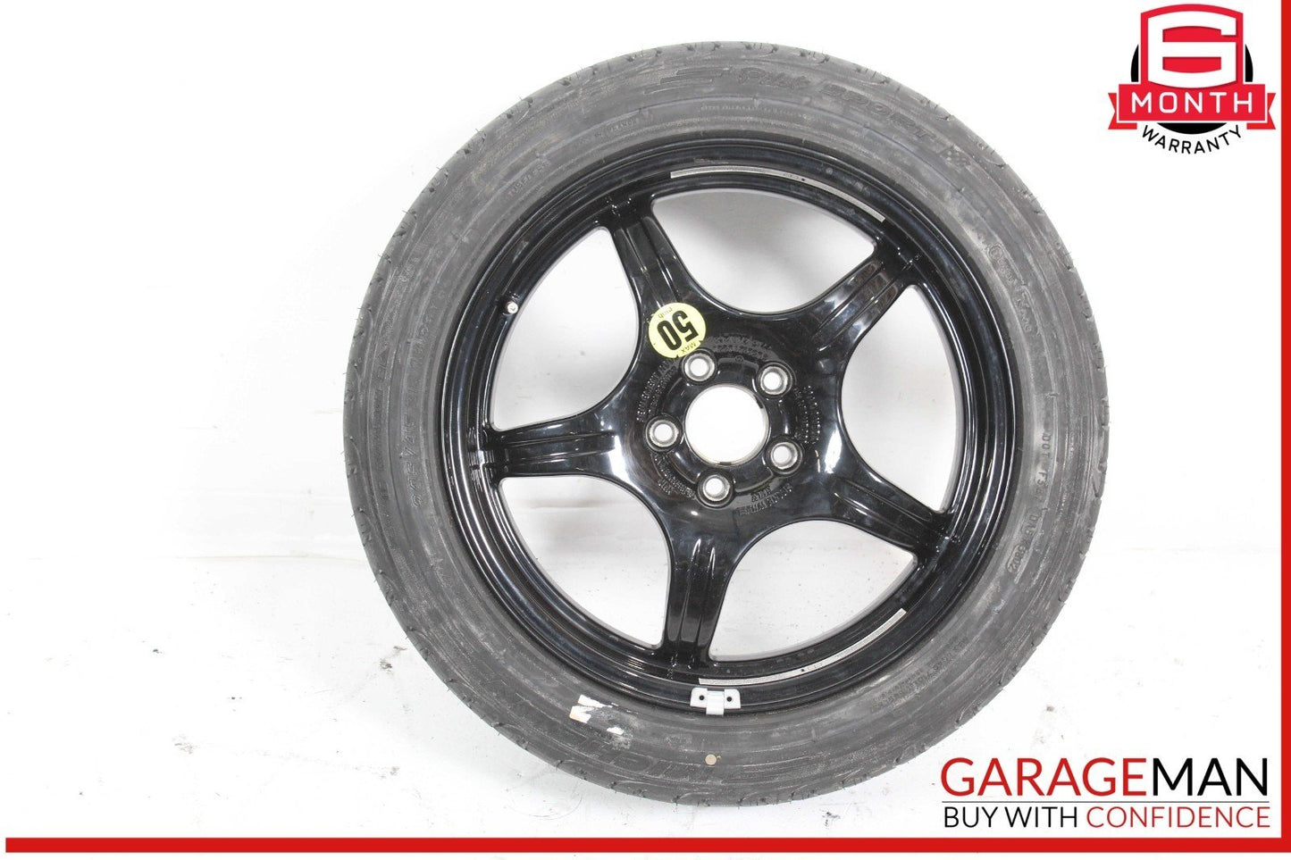 00-06 Mercedes W220 S600 S55 CL65 AMG Emergency Spare Wheel Tire Rim 8Jx18H2 OEM