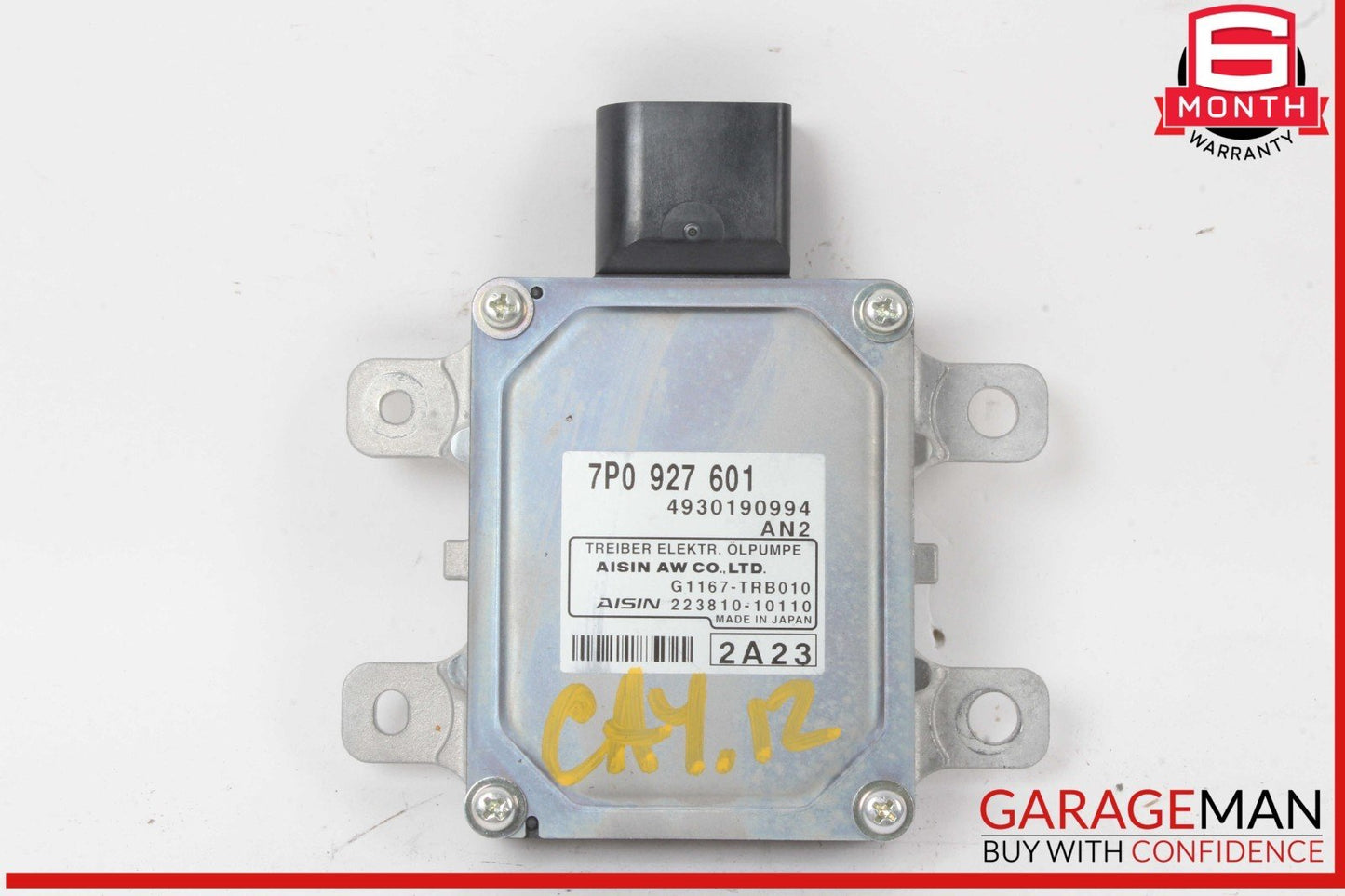 11-18 Porsche Cayenne 958 Hydraulic Oil Pump Control Module 7P0927601 OEM