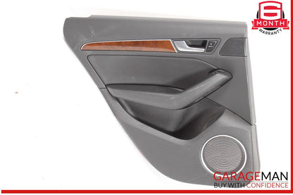 13-17 Audi Q5 Rear Left Driver Side Interior Door Panel OEM
