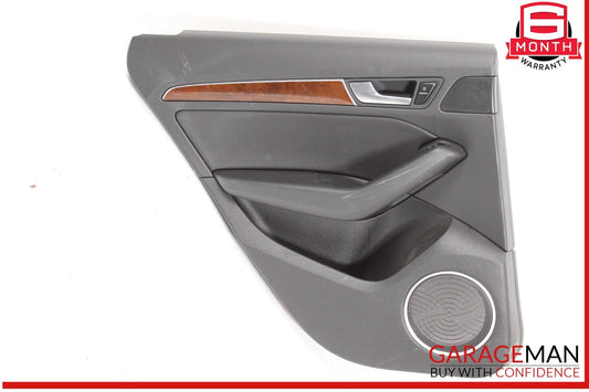 13-17 Audi Q5 Rear Left Driver Side Interior Door Panel OEM