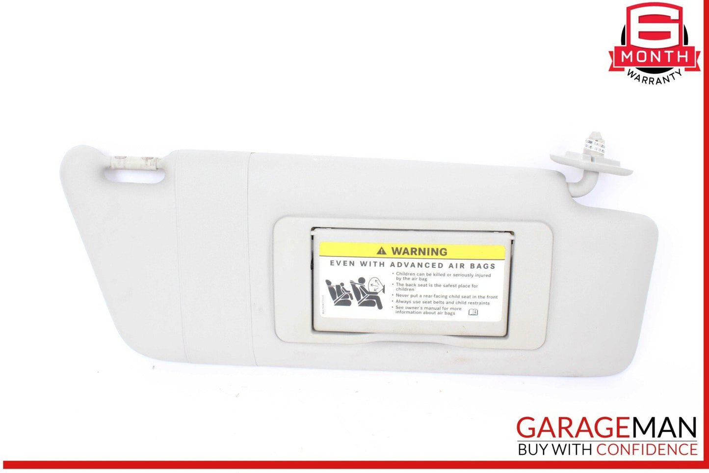 01-07 Mercedes W203 C350 Sport Front Right Side Sunvisor Sun Visor Gray OEM