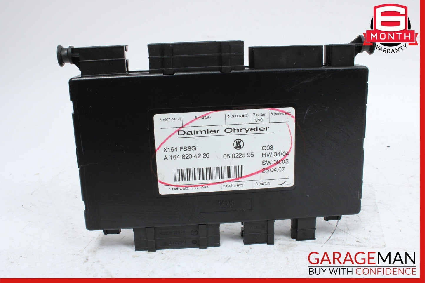 07-12 Mercedes GL450 Rear Third 3rd Row Seat Power Folding Controller Module
