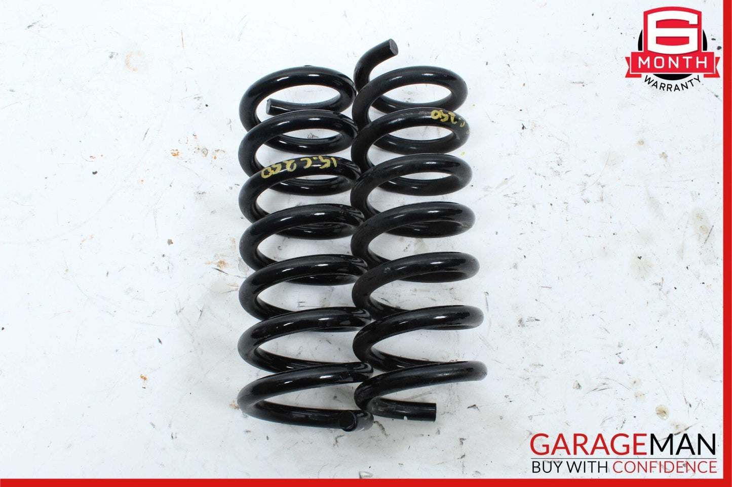 08-15 Mercedes W204 C250 Rear Left & Right Shock Absorber Coil Spring Set OEM