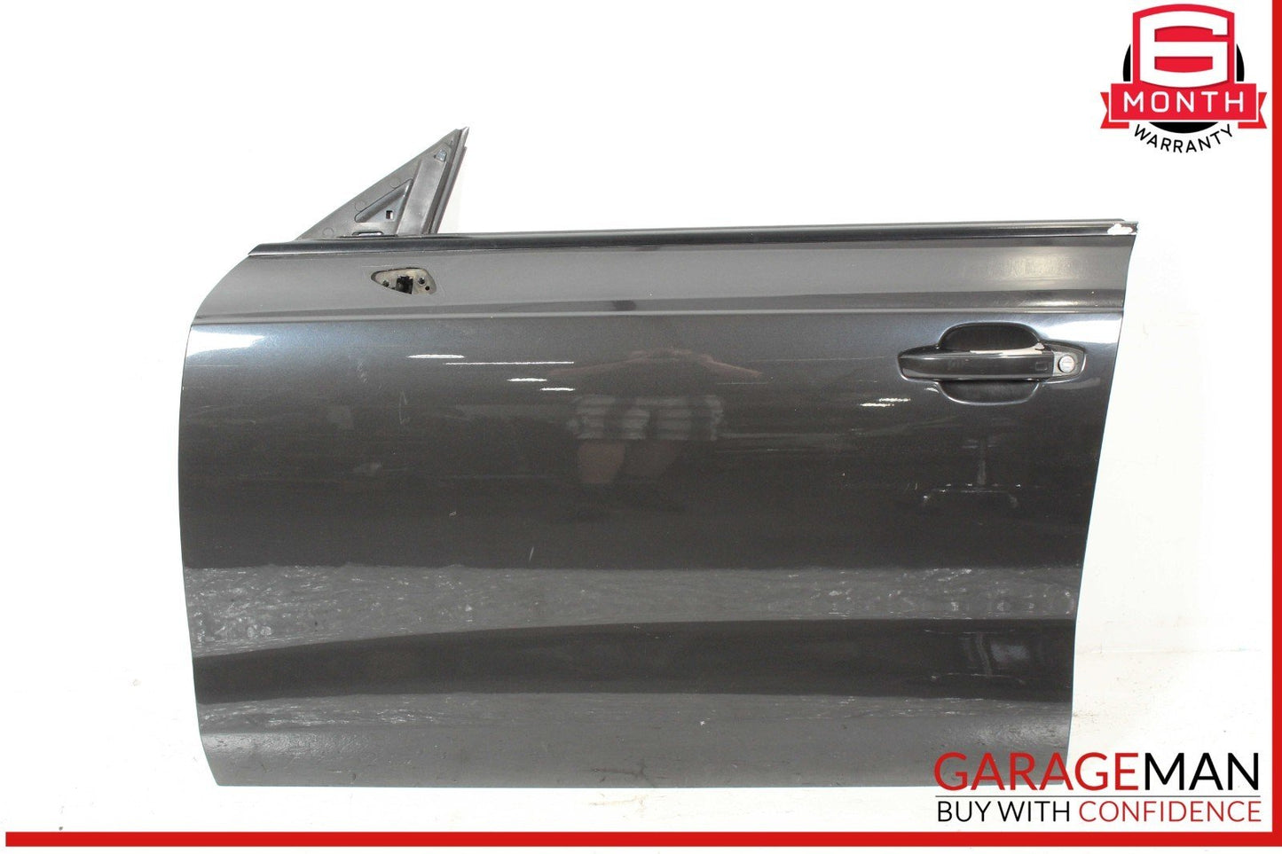 12-18 Audi A7 RS7 S7 Front Left Driver Side Door Shell Panel Black OEM