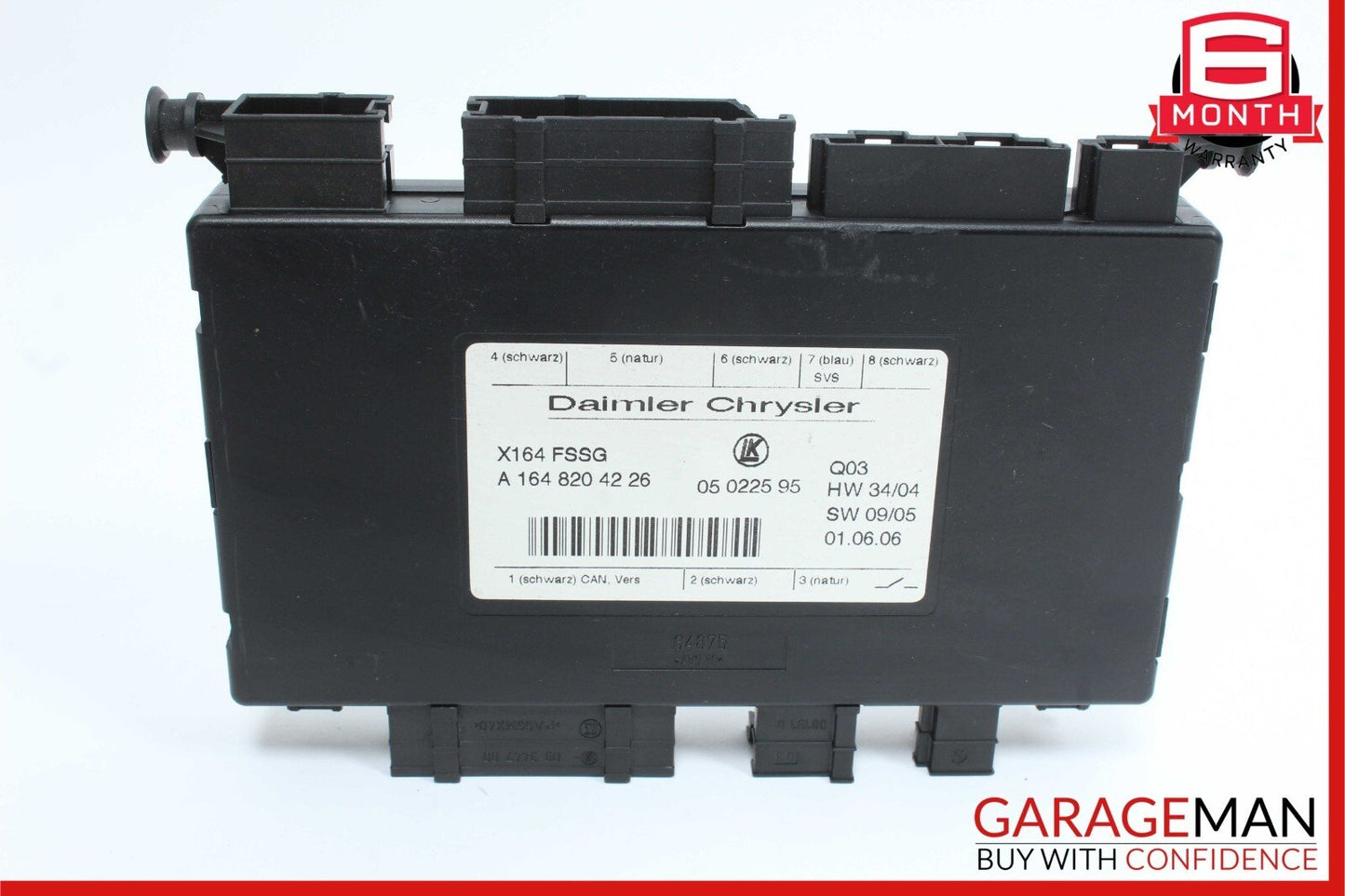 07-12 Mercedes GL550 GL450 Rear 3rd Third Seat Row Power Folding Control Module