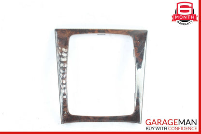 08-15 Mercedes W204 C250 C300 C350 Center Console Shift Shifter Bezel Trim Wood
