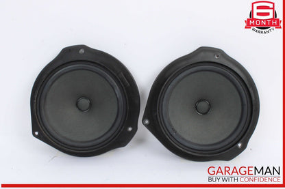 08-14 Mercedes W204 C250 Front Right & Left Door Sound Speakers Set of 2 OEM