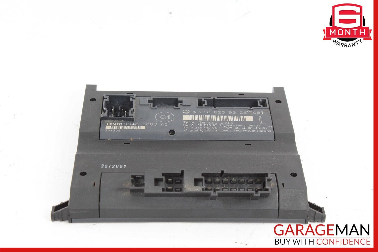 07-14 Mercedes W216 CL550 CL65 AMG Front Left Under Seat Control Module OEM