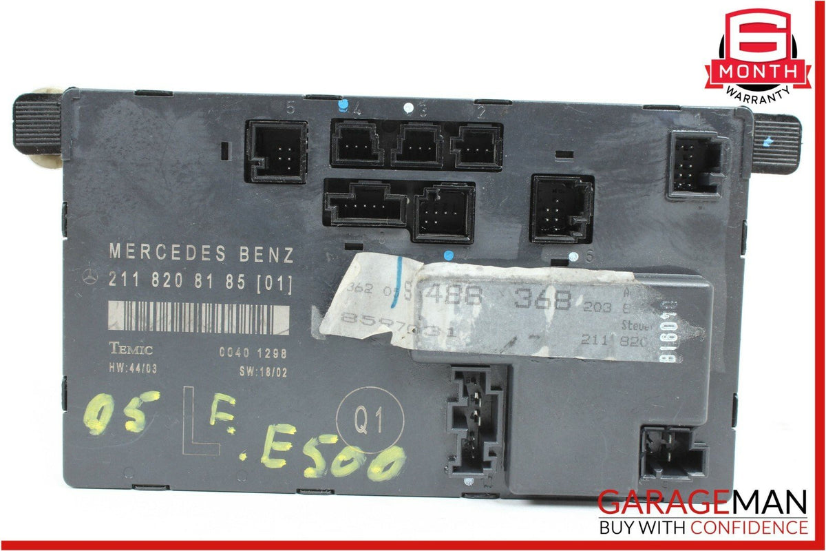 03-06 Mercedes W211 E500 E55 AMG Front Left Driver Side Door Control Module