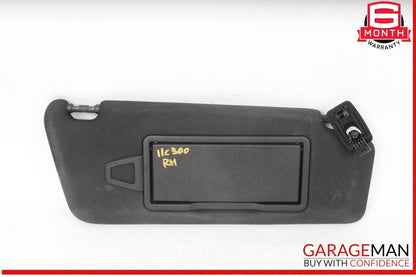 08-14 Mercedes W204 C300 C250 C350 Front Right Side Sunvisor Sun Visor Black OEM