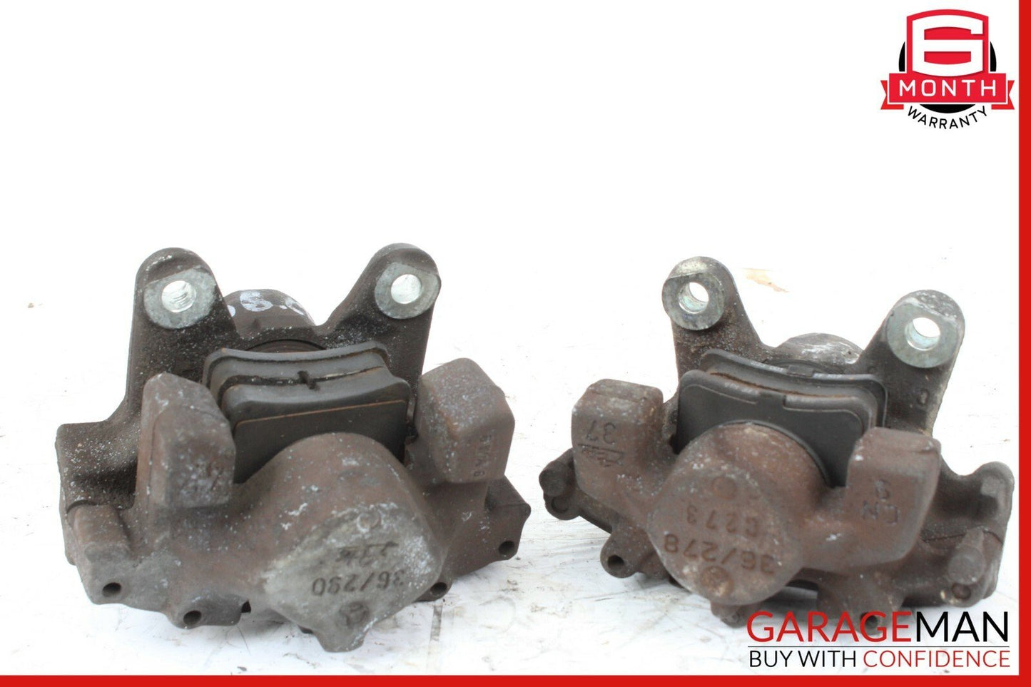 01-11 Mercedes C280 SLK300 Rear Right & Left Side Brake Calipers Set of 2 Pc OEM