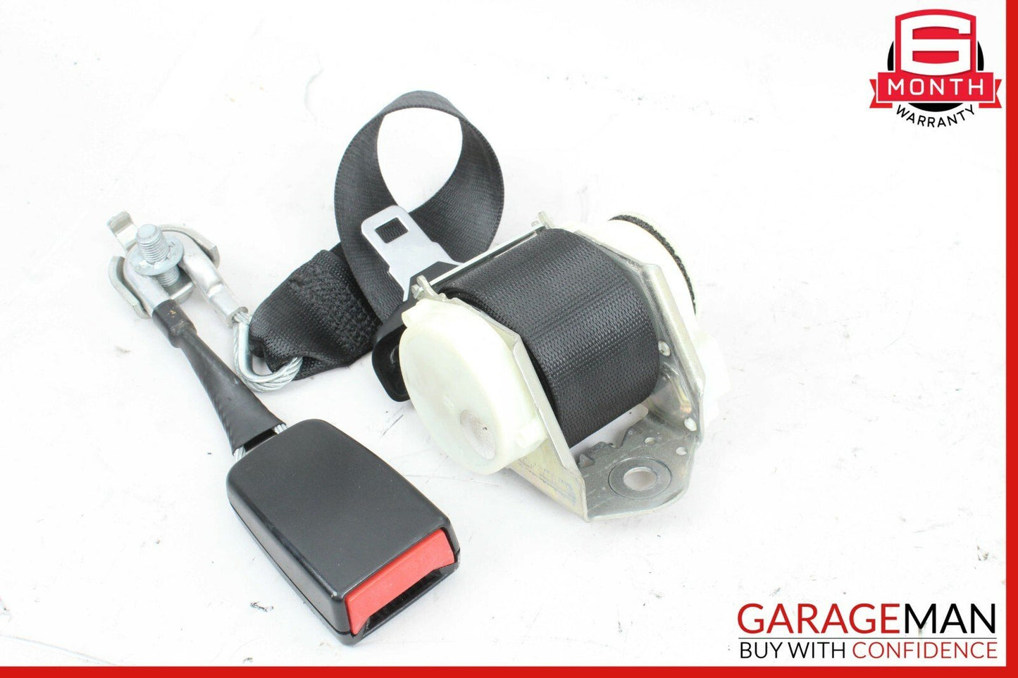 07-13 Mercedes W221 S550 S63 Rear Center Seat Belt Retractor Buckle Black OEM