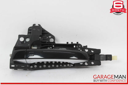 12-18 Audi A6 A7 Rear Left Driver Side Exterior Door Handle Black 4H0837885 OEM