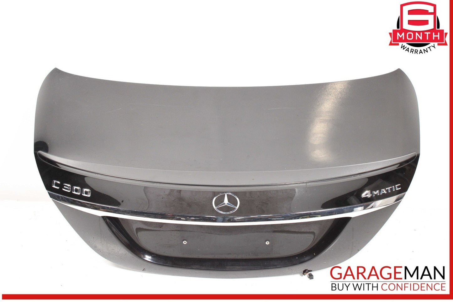 15-21 Mercedes W205 C300 C43 C63 AMG Rear Trunk Lid Shell Cover Panel Black OEM