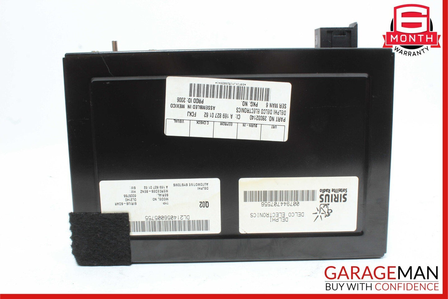 03-12 Mercedes SL500 CLS500 ML550 E63 AMG Sirius Satellite Radio Receiver Module