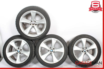 08-14 BMW X5 X6 Staggered 20" R20 10x11 Wheel Tire Rim Set of 4 Pc OEM