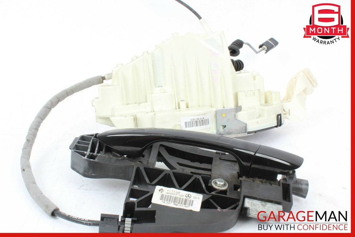 07-13 Mercedes W221 S63 Rear Left Keyless Go Door Lock Latch w/ Door Handle OEM