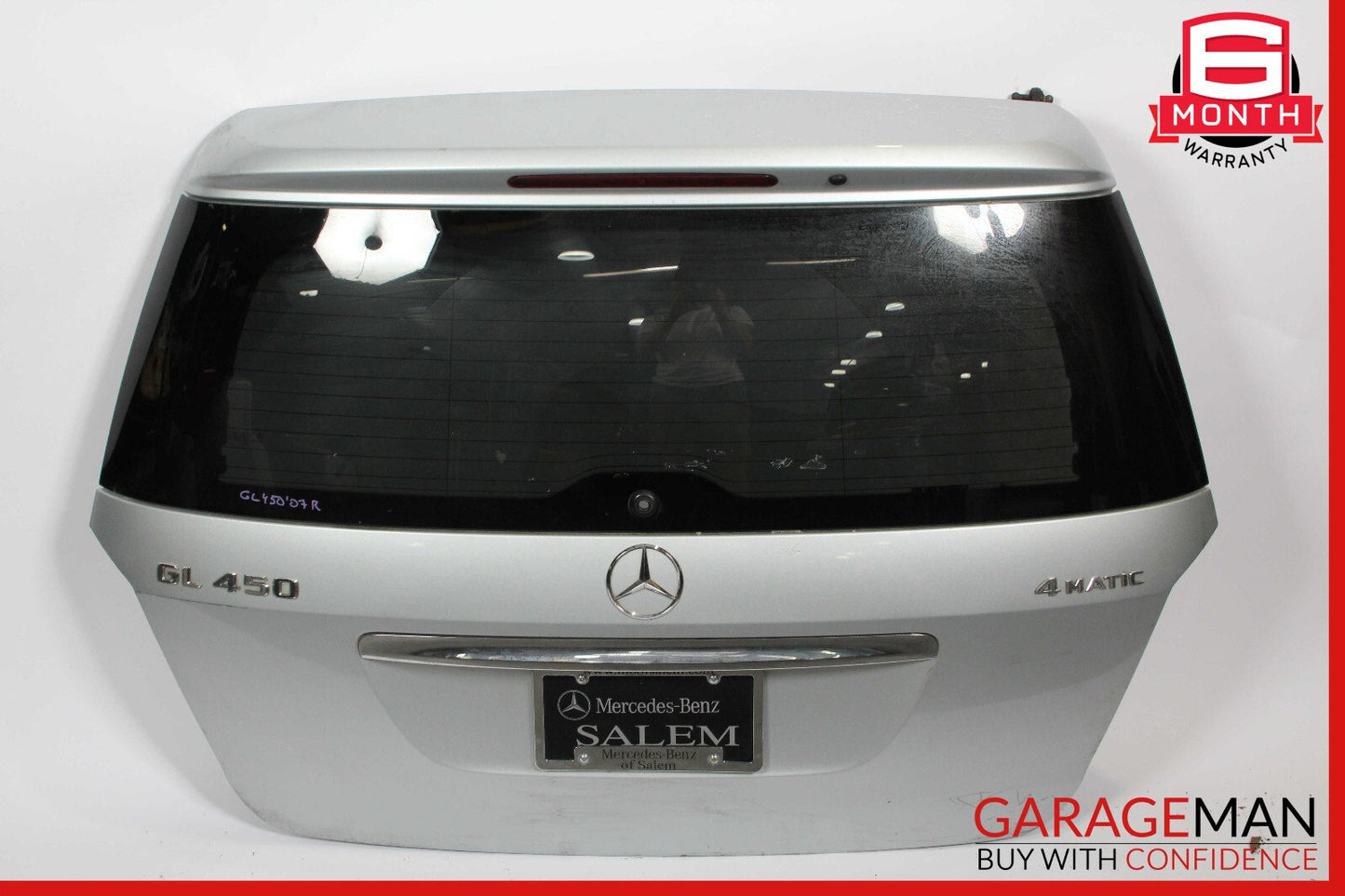 07-12 Mercedes X164 GL450 Trunk Deck Lid Tailgate Hatch Shell Assembly OEM