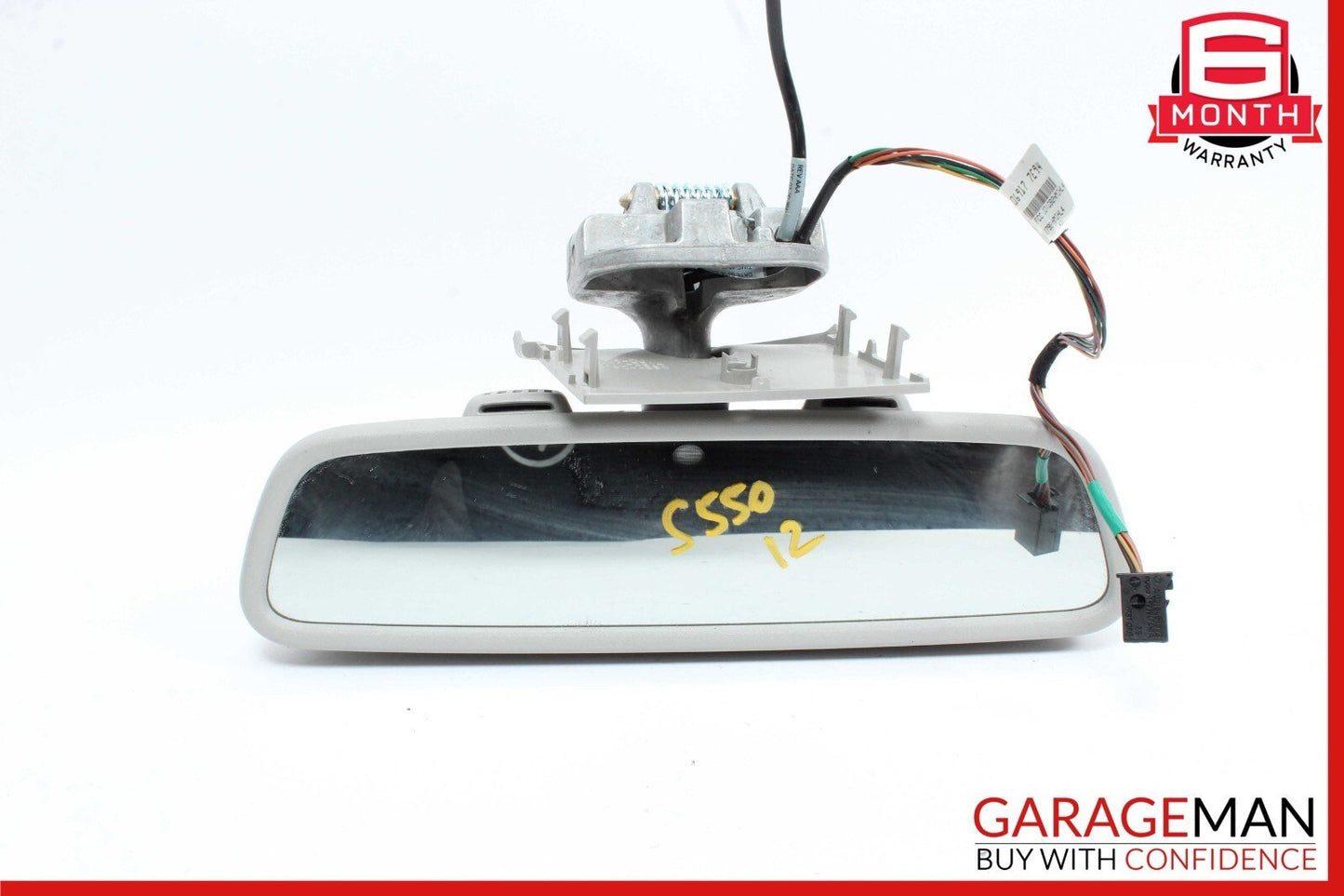 10-14 Mercedes W216 CL550 S550 S500 S63 AMG Front Interior Rear View Mirror Gray