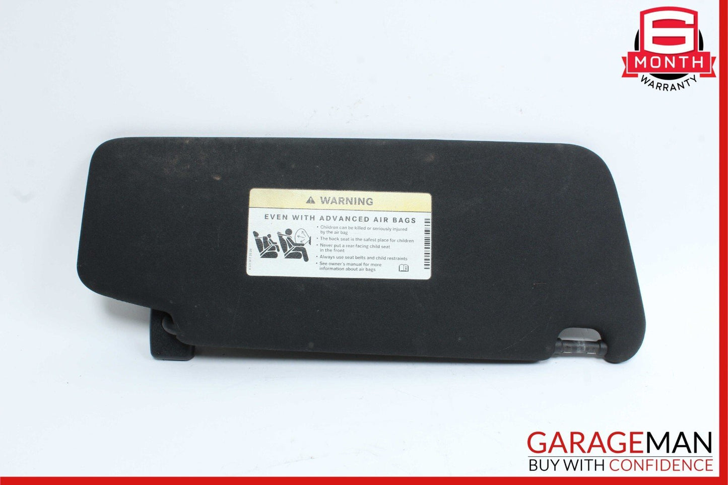 08-14 Mercedes W204 C250 C300 Front Left Side Sun Visor Sunvisor Shade Black OEM
