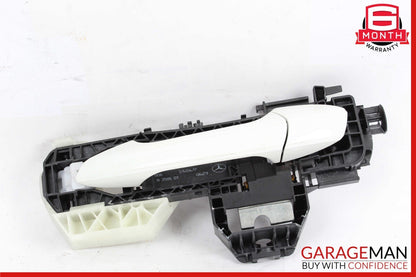 14-18 Mercedes W117 CLA250 Rear Left Side Exterior Door Handle Calcite White