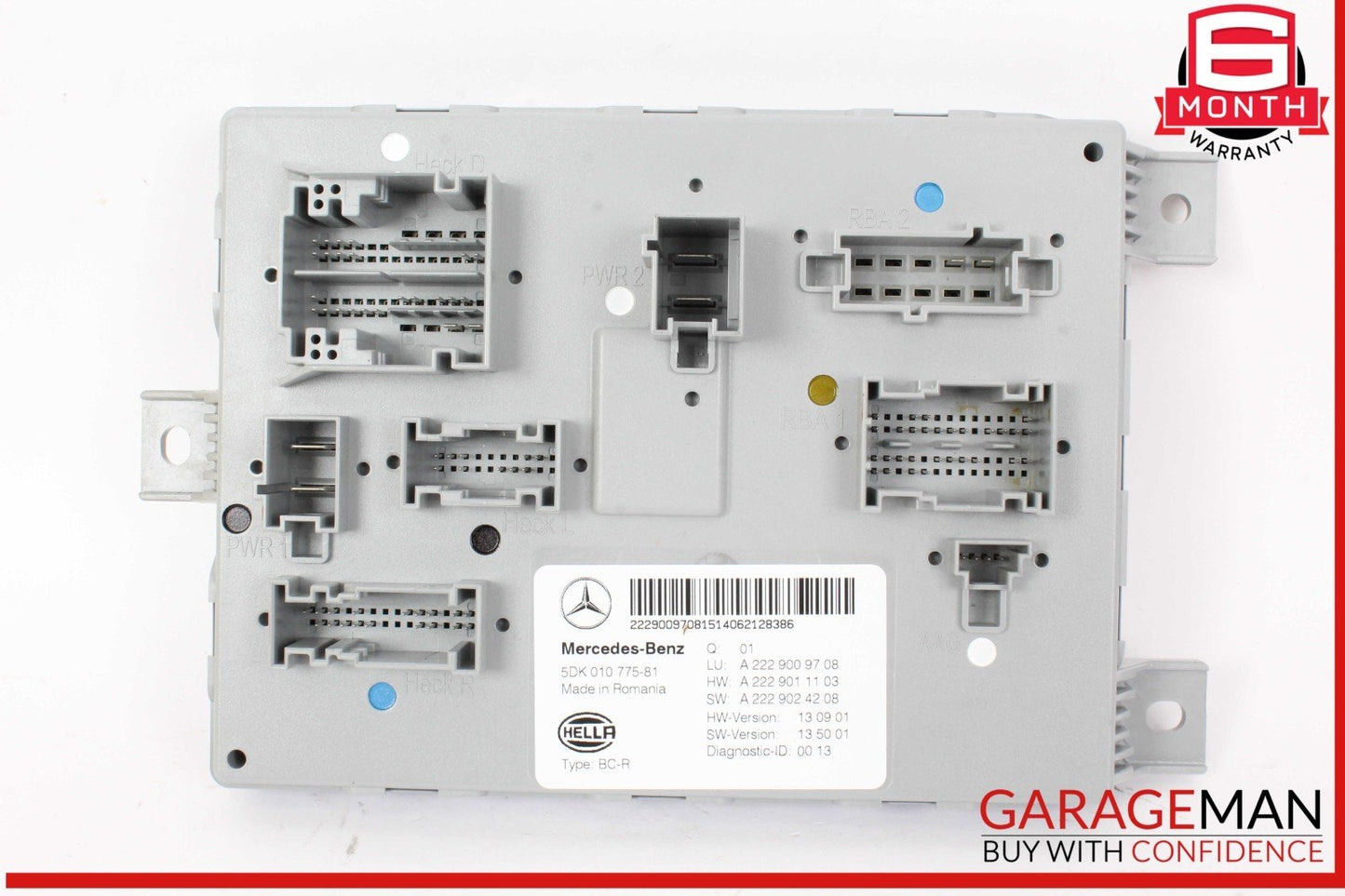 15-18 Mercedes W205 C300 C400 C350e Rear Trunk SAM Control Module Unit OEM
