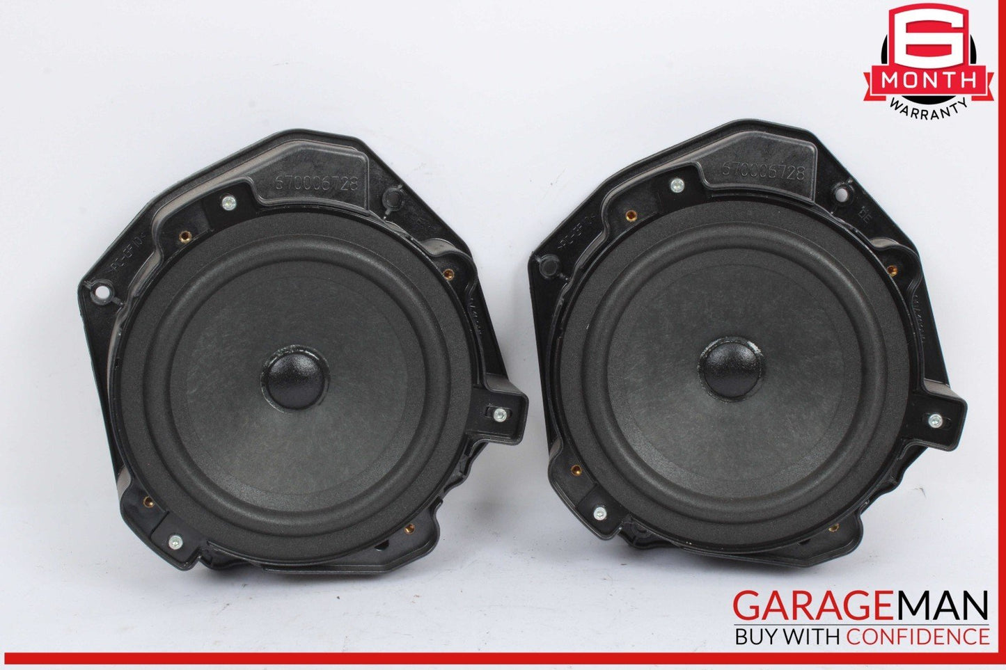 14-17 Maserati Quattroporte S Front / Rear Side Door Audio Sound Speaker Set OEM