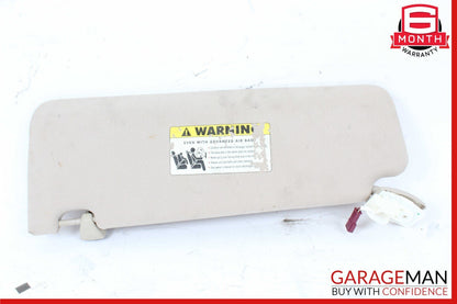 06-15 BMW 7 Series 750i 740i Right Side Sun Visor Sunvisor Gray M04B42005 OEM