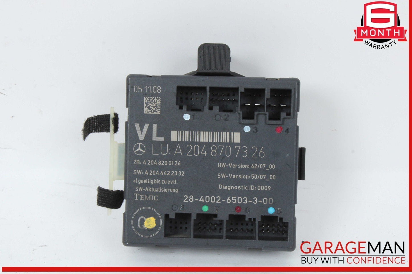 08-18 Mercedes W204 C300 C350 E350 E400 Front Left Side Door Control Module OEM