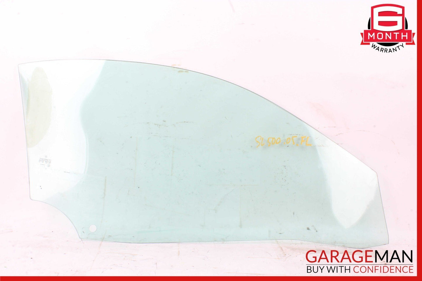 03-12 Mercedes R230 SL500 SL55 AMG Front Left Driver Side Door Window Glass OEM
