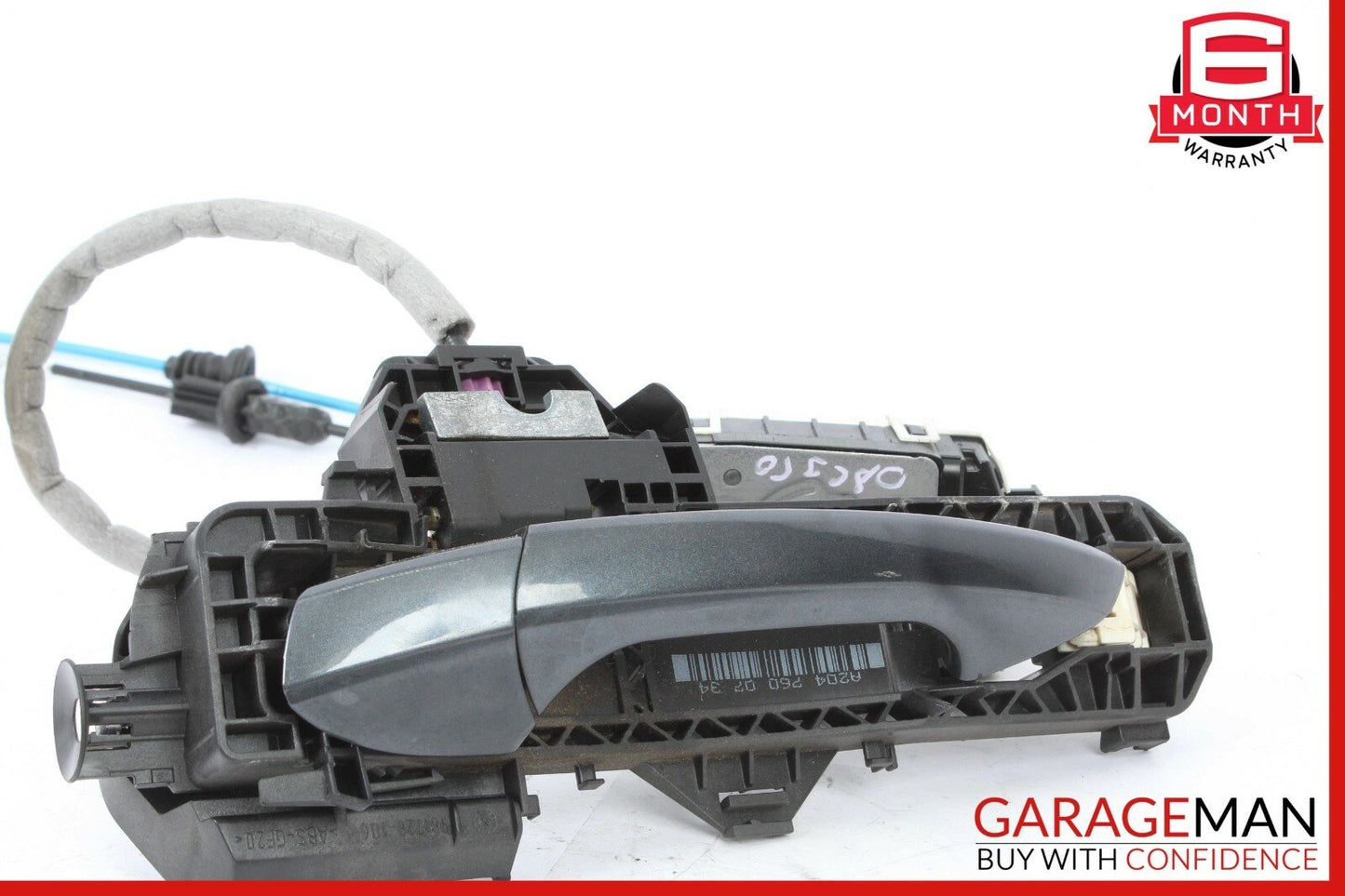 08-11 Mercedes W204 C350 Rear Left Door Lock Latch Actuator w/ Handle Grey