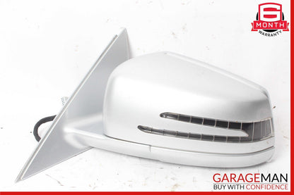 10-13 Mercedes W221 S550 Front Left Side Mirror Door Rear View Iridium Silver