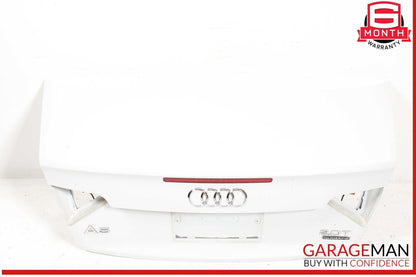10-17 Audi A5 S5 RS5 Rear Trunk Lid Deck Shell Panel White OEM