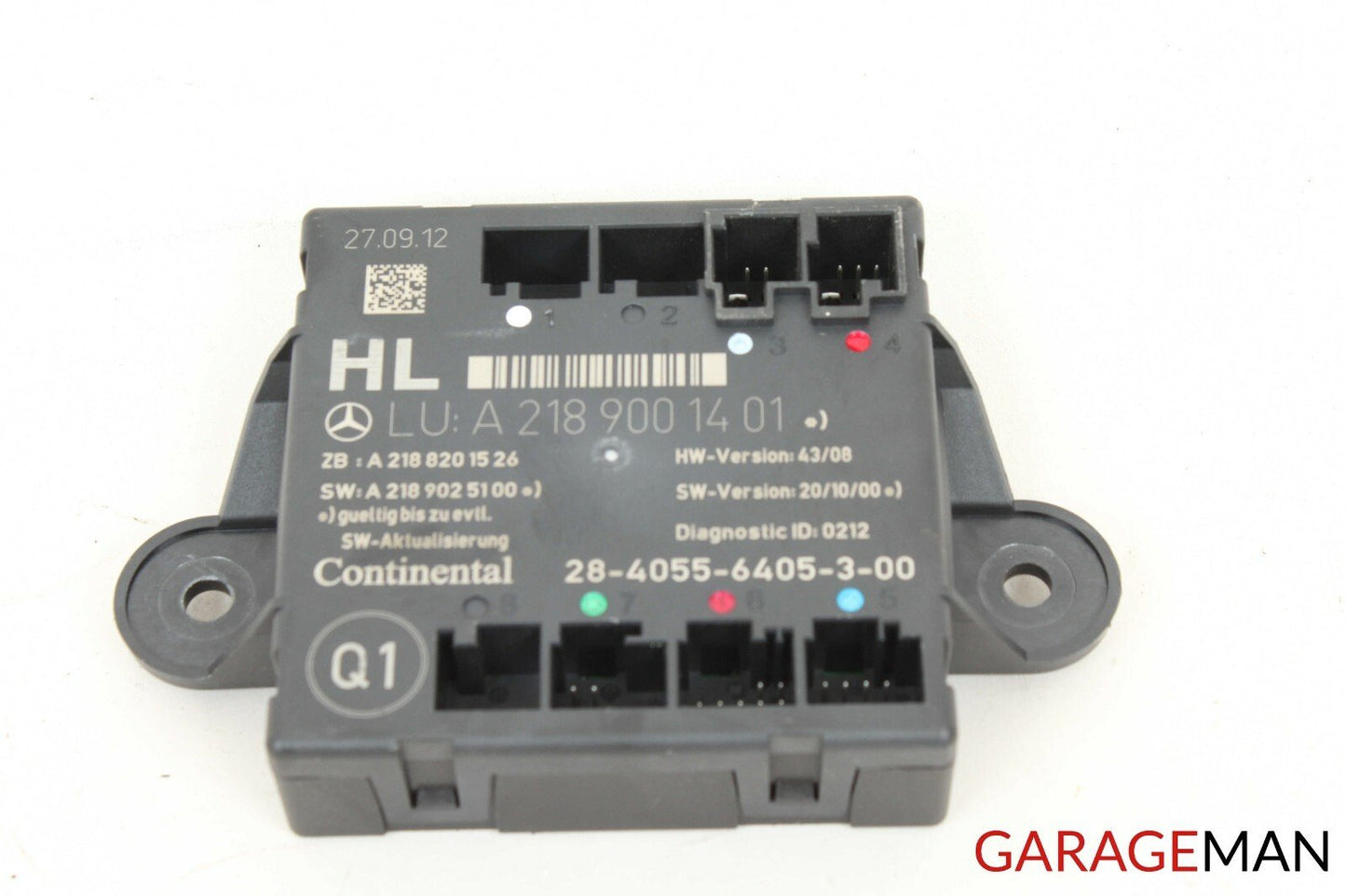 08-15 Mercedes W204 C250 Rear Left Driver Side Door Control Module Q1 OEM