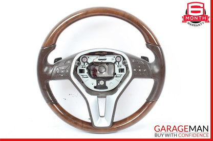 12-18 Mercedes W207 E350 CLS550 E550 Steering Wheel Black w/ Paddle Shifters OEM