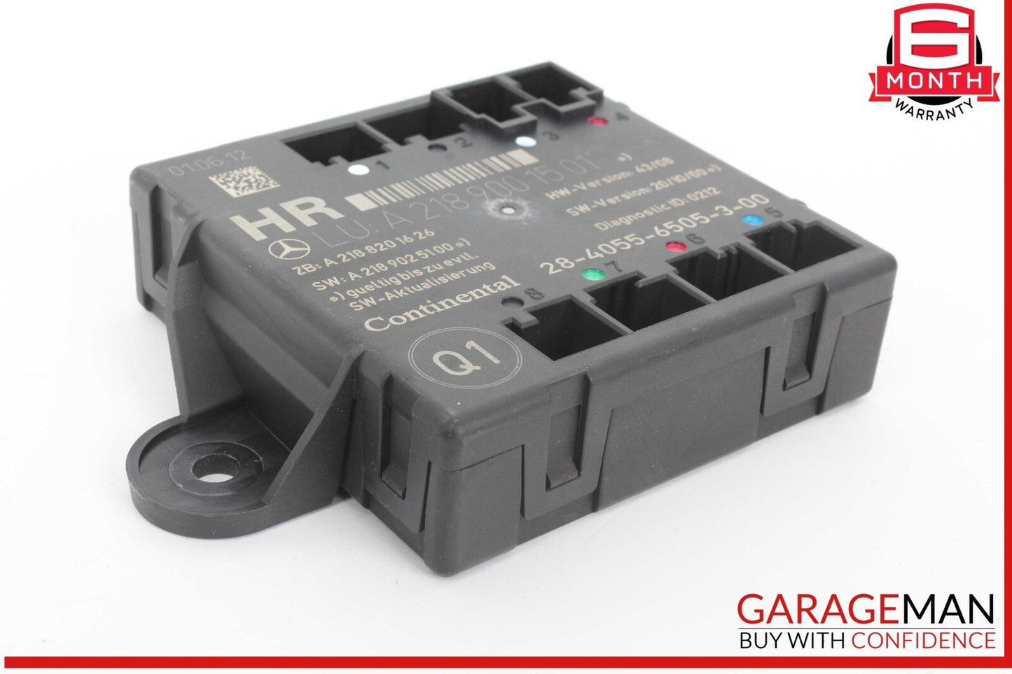 08-18 Mercedes W212 E350 C300 E250 CLS500 Rear Right Door Control Module Unit